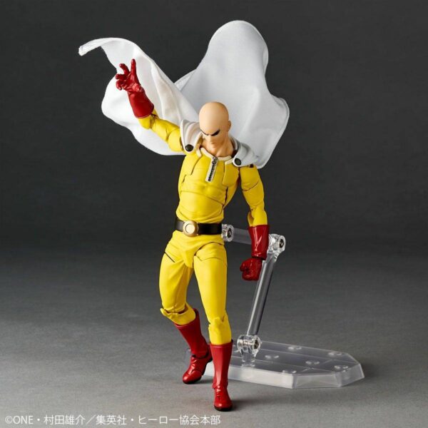 amazing yamaguchi revoltech one punch man saitama limited bonus reissue kaiyodo 2