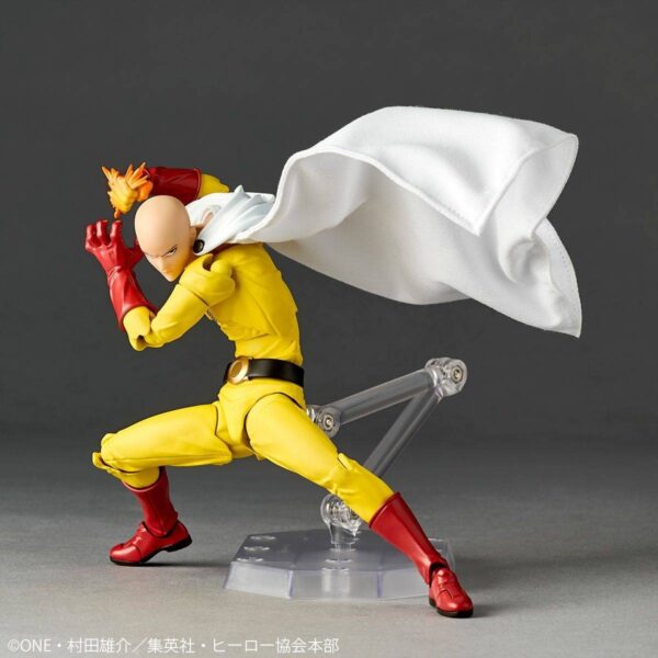 amazing yamaguchi revoltech one punch man saitama limited bonus reissue kaiyodo 4