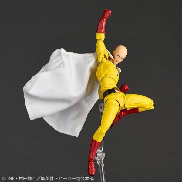 amazing yamaguchi revoltech one punch man saitama limited bonus reissue kaiyodo 5