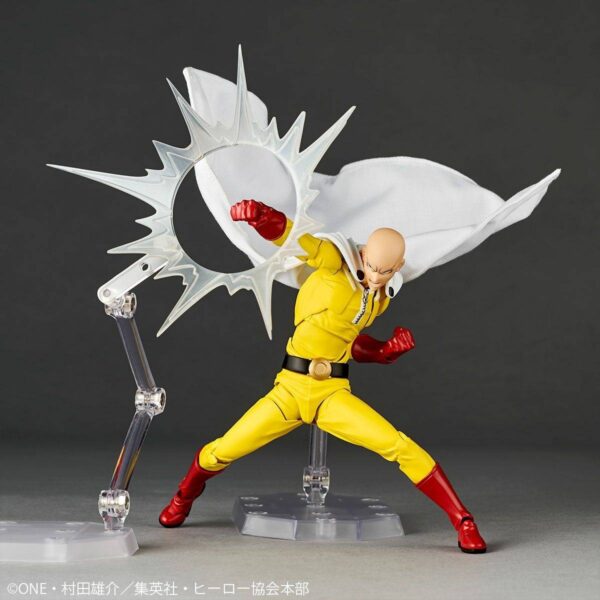 amazing yamaguchi revoltech one punch man saitama limited bonus reissue kaiyodo 8