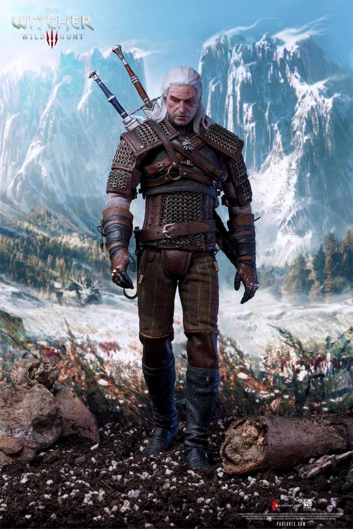 Pure Arts Geralt of Rivia 1/6 – Figura articulada The Witcher 3