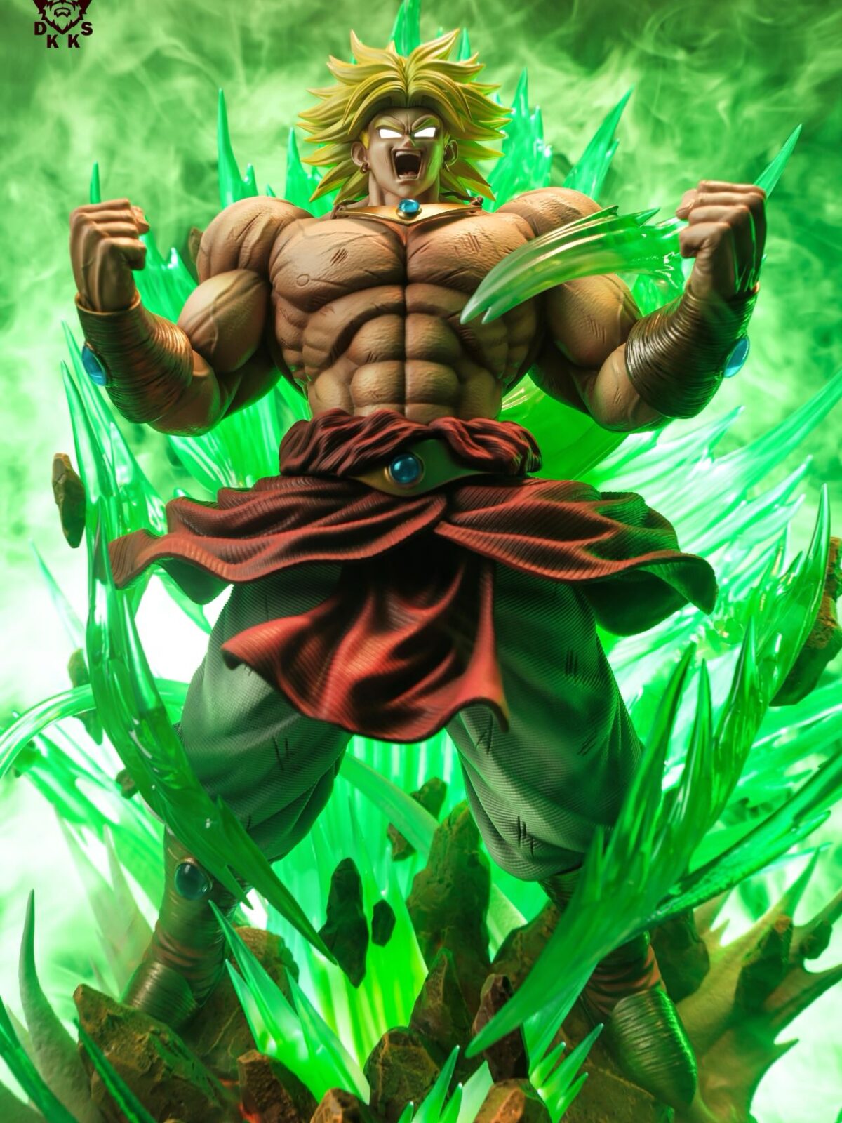 broly legendary saiyan dragon ball z estatua resina 1 6 dkks9