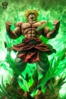 broly legendary saiyan dragon ball z estatua resina 1 6 dkks9