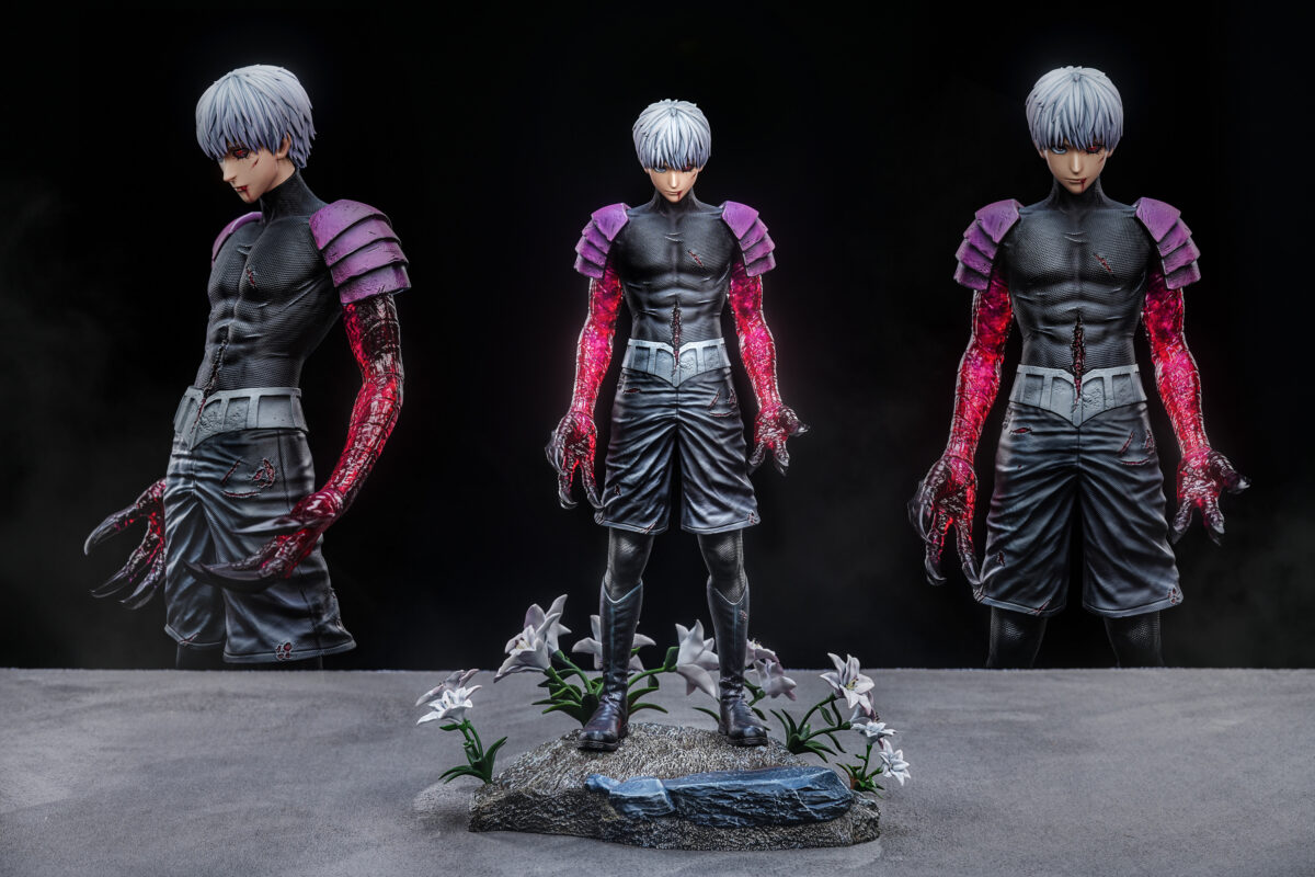damocles studio tokyo ghoul estatua resina 1 63