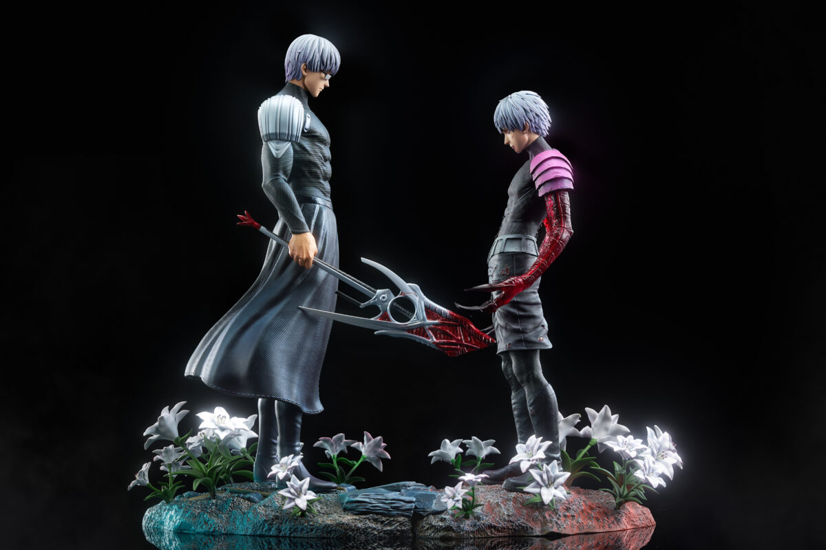 damocles studio tokyo ghoul estatua resina 1 66