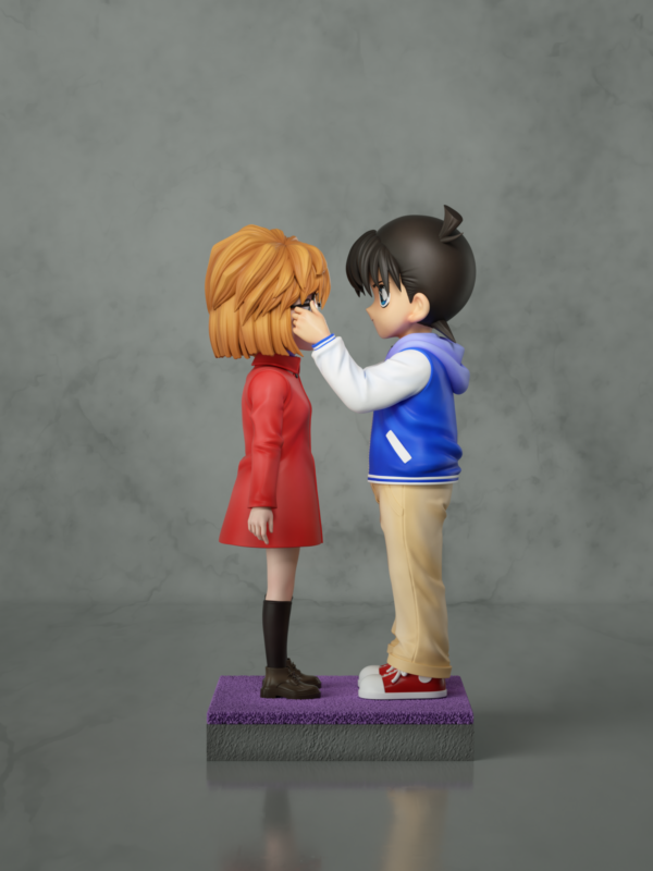 detective conan conan haibara estatua resina 1 6 yyds3