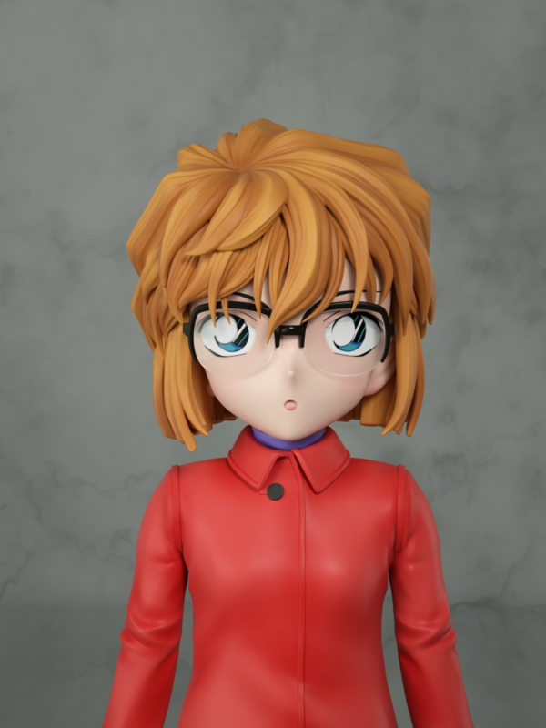 detective conan conan haibara estatua resina 1 6 yyds5