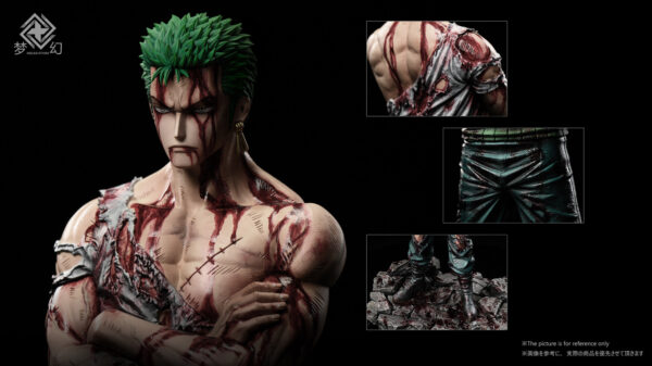 dream studio one piece roronoa zoro estatua resina 1 45