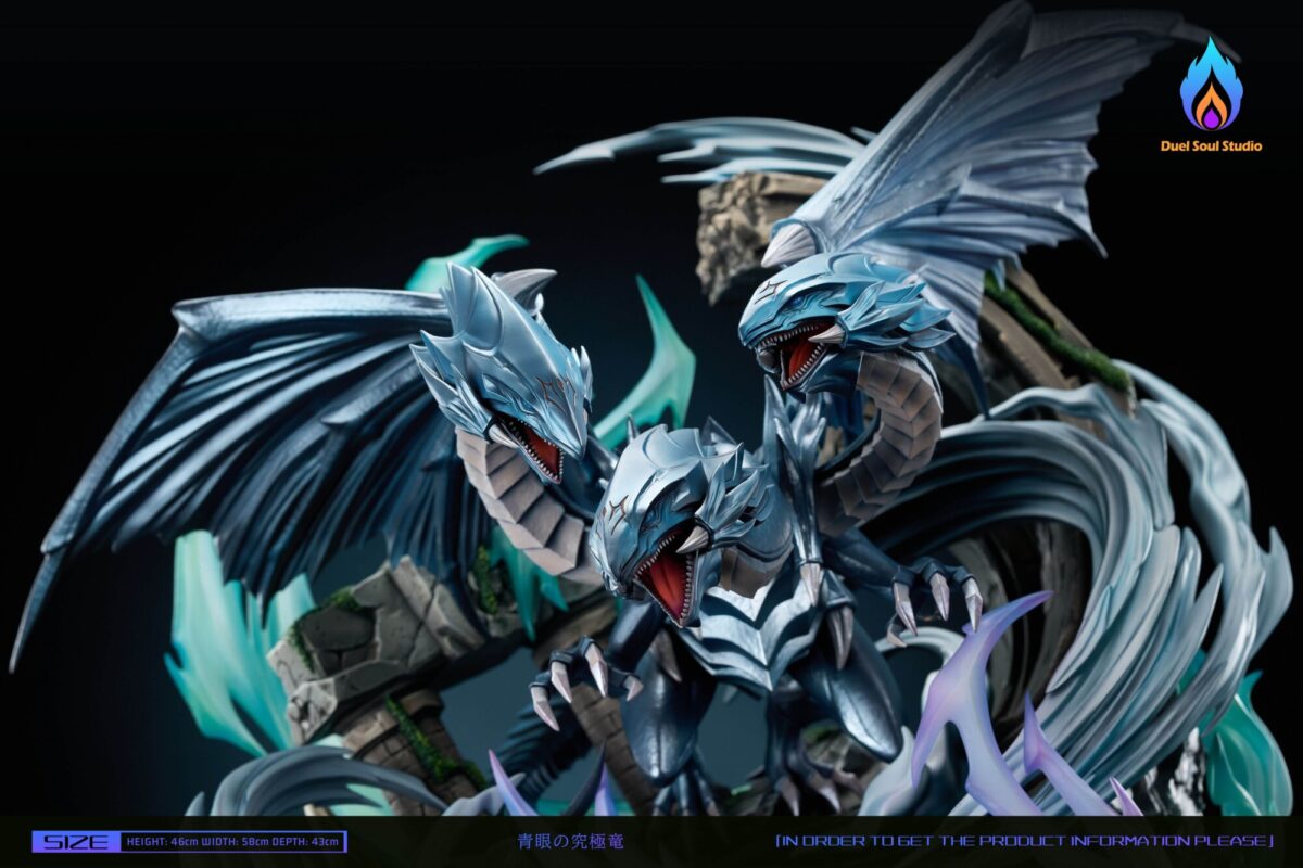 duel soul studio blue eyes ultimate dragon yugioh estatua resina1