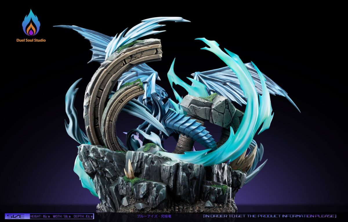 duel soul studio blue eyes ultimate dragon yugioh estatua resina4