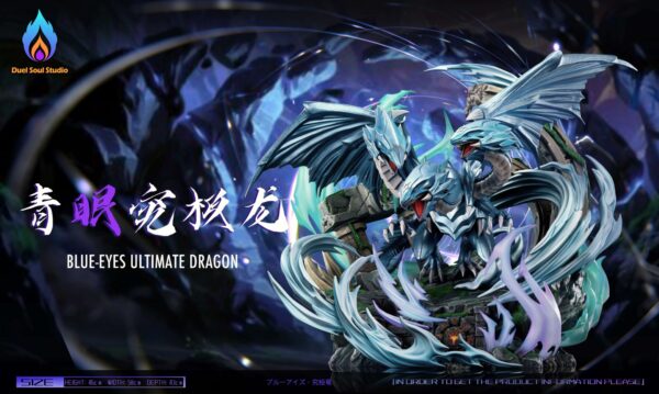 duel soul studio blue eyes ultimate dragon yugioh estatua resina7
