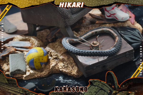hikari studio haikyuu asahi nishinoya estatua resina4