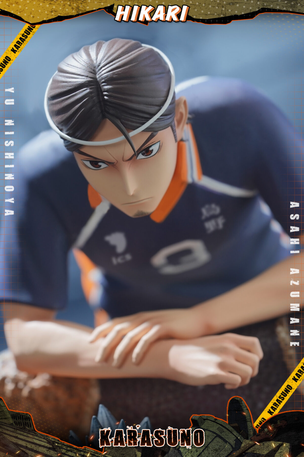 hikari studio haikyuu asahi nishinoya estatua resina5