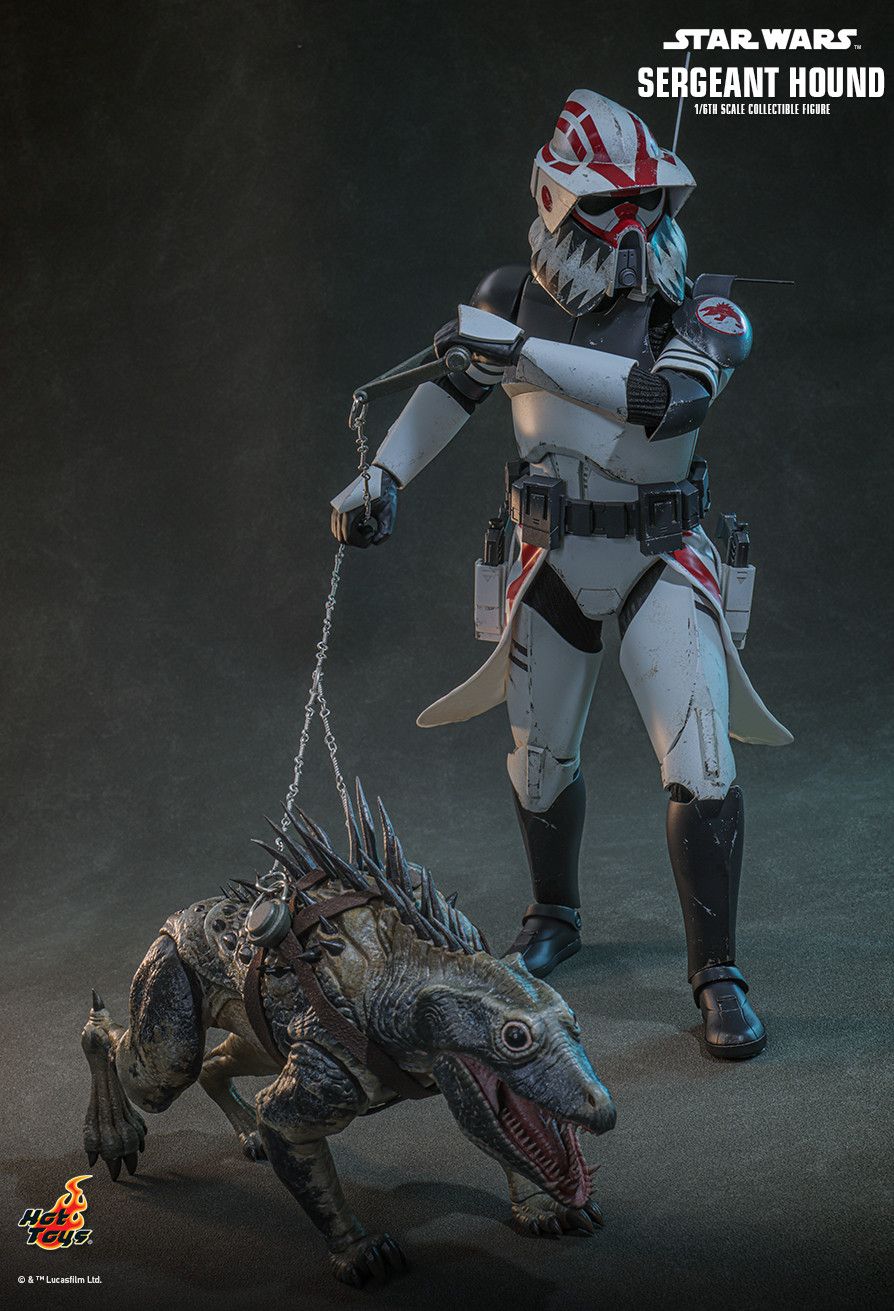 hot toys star wars the clone wars sergeant hound tms167 figura 1 64 hot toys star wars the clone wars sergeant hound tms167 figura 1 64