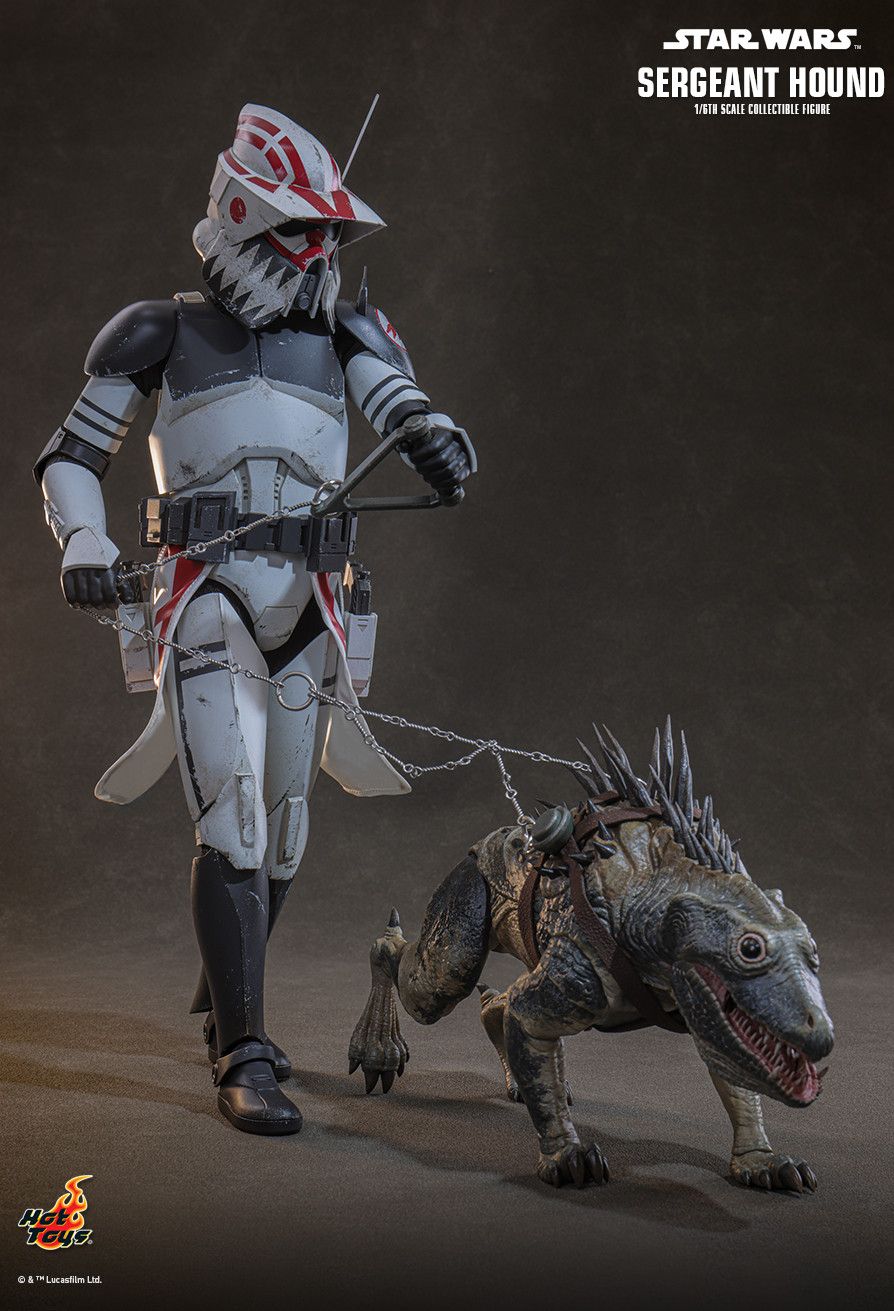 hot toys star wars the clone wars sergeant hound tms167 figura 1 65 hot toys star wars the clone wars sergeant hound tms167 figura 1 65