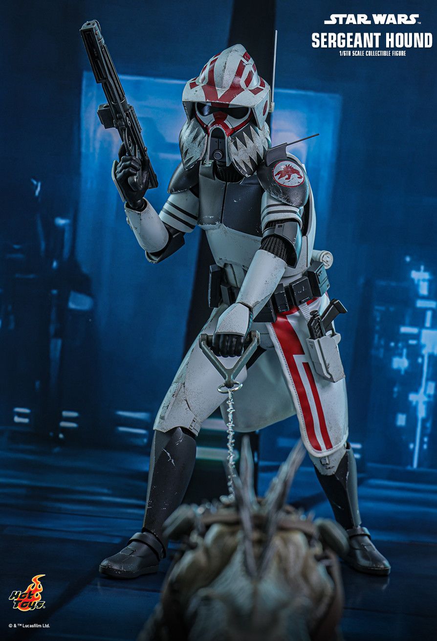 hot toys star wars the clone wars sergeant hound tms167 figura 1 66 hot toys star wars the clone wars sergeant hound tms167 figura 1 66