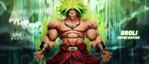 king studio broly super saiyan estatua resina 1 6 dragon ball z1