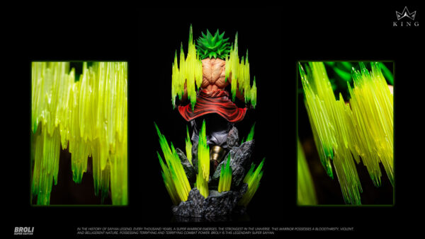 king studio broly super saiyan estatua resina 1 6 dragon ball z4