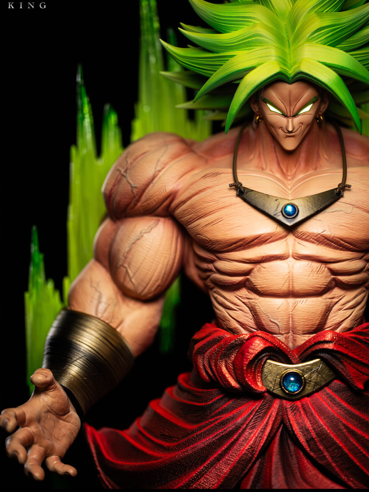 king studio broly super saiyan estatua resina 1 6 dragon ball z5