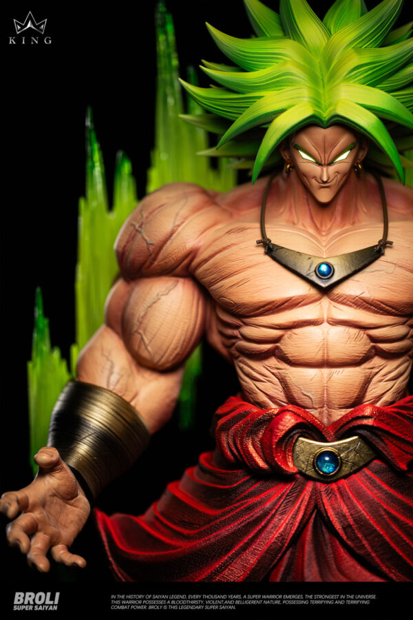 king studio broly super saiyan estatua resina 1 6 dragon ball z5