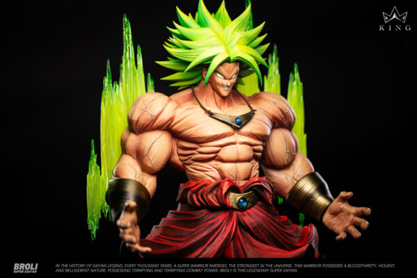 king studio broly super saiyan estatua resina 1 6 dragon ball z8