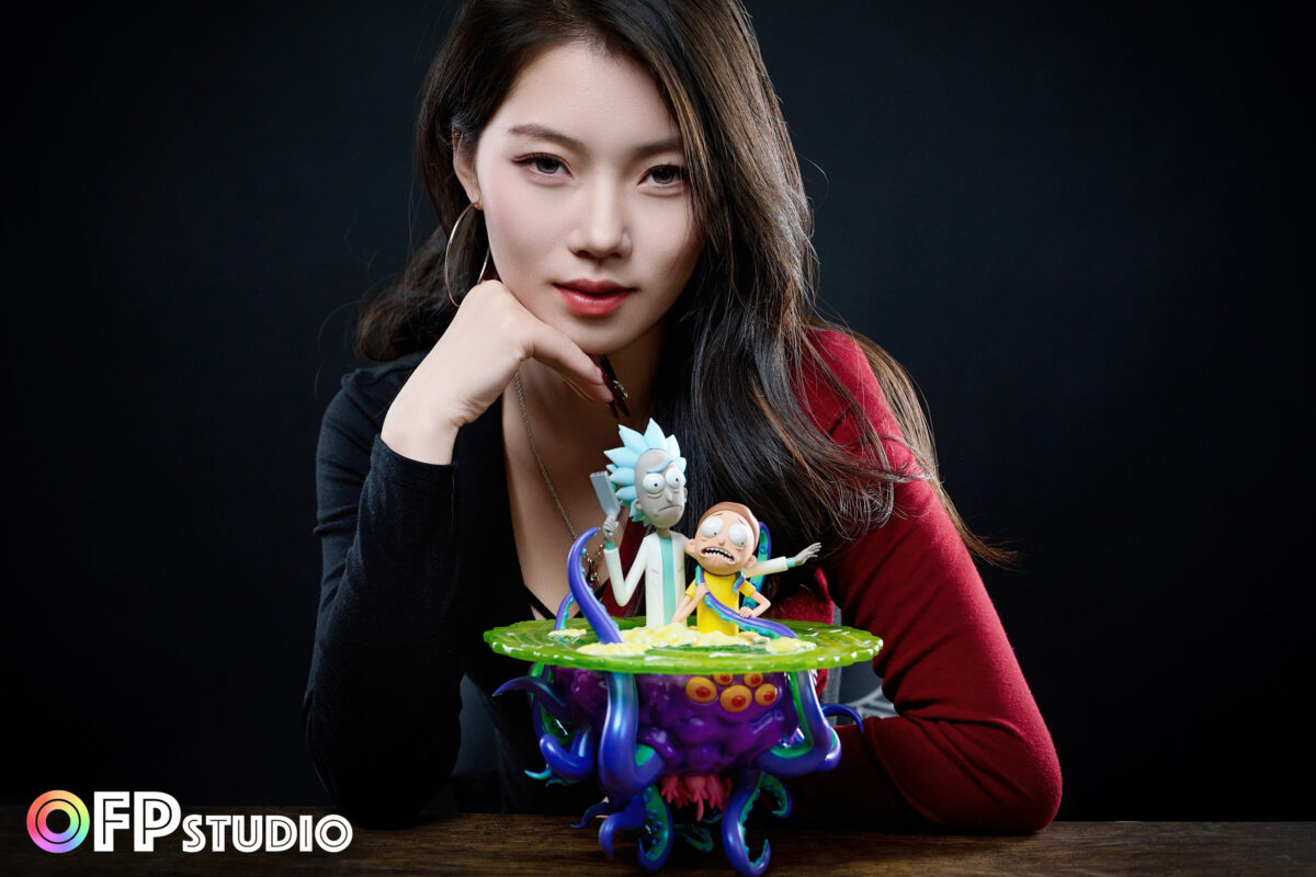 opf studio rick morty estatua resina 1 66