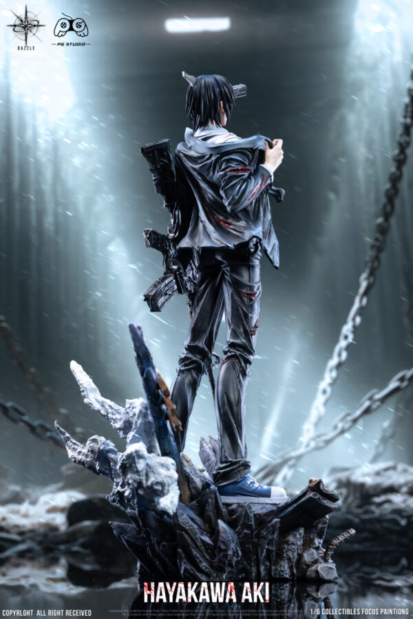 pg studio chainsaw man hayakawa aki estatua resina 1 66