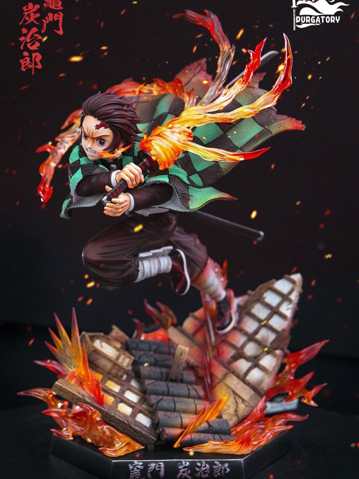 purgatory studio kamado tanjiro kimetsu no yaiba respiracion del sol estatua 1 66