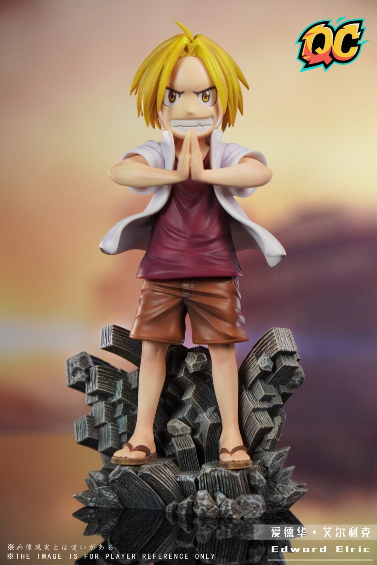 qc studio full metal alchemist edward alphonse elric estatua resina3