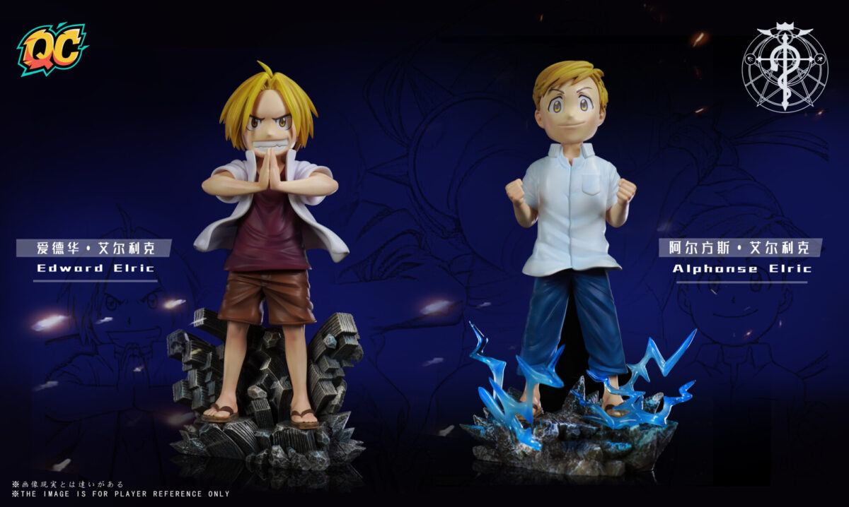 qc studio full metal alchemist edward alphonse elric estatua resina4