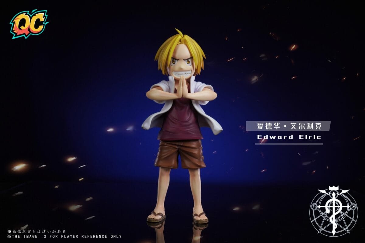 qc studio full metal alchemist edward alphonse elric estatua resina6