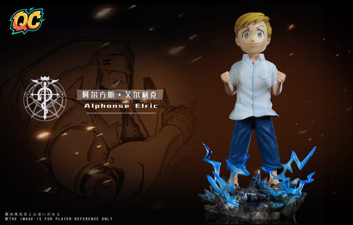 qc studio full metal alchemist edward alphonse elric estatua resina8