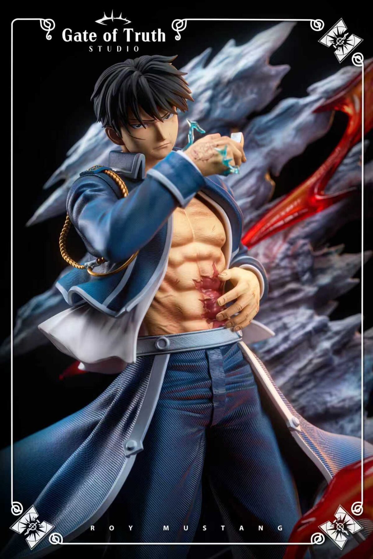 roy mustang fullmetal alchemist estatua resina 1 6 gate of truth studio5