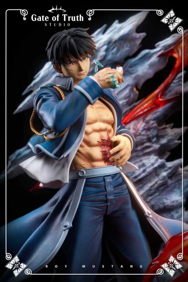 roy mustang fullmetal alchemist estatua resina 1 6 gate of truth studio5