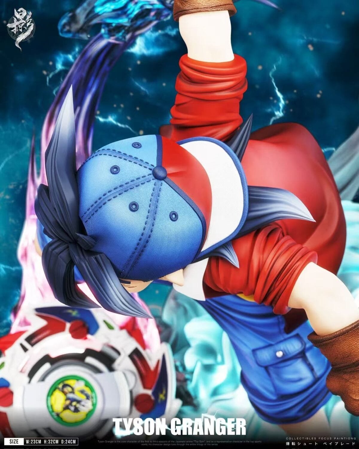 shadow studio beyblade tyson granger estatua resina 1 64