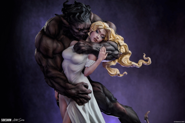 sideshow collectibles beauty and the beast estatua resina 1 46