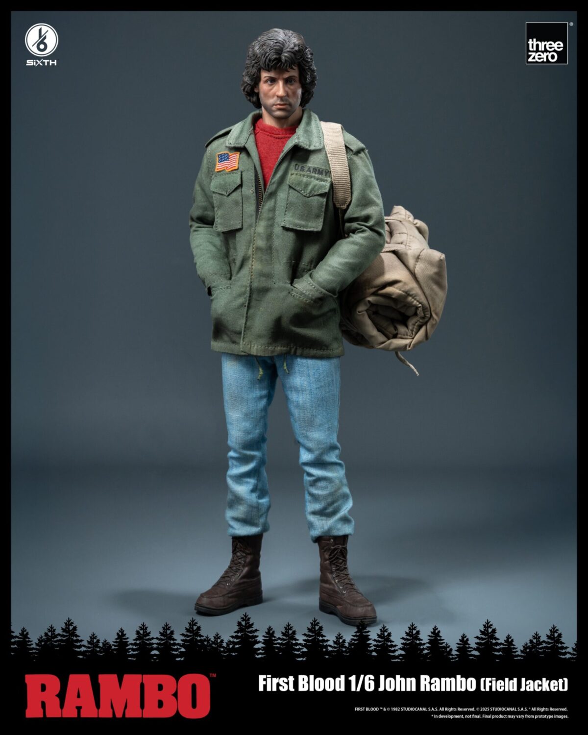 SIXTH First Blood 1 6 John Rambo Field Jacket 01 scaled