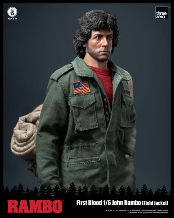 SIXTH First Blood 1 6 John Rambo Field Jacket 02 scaled