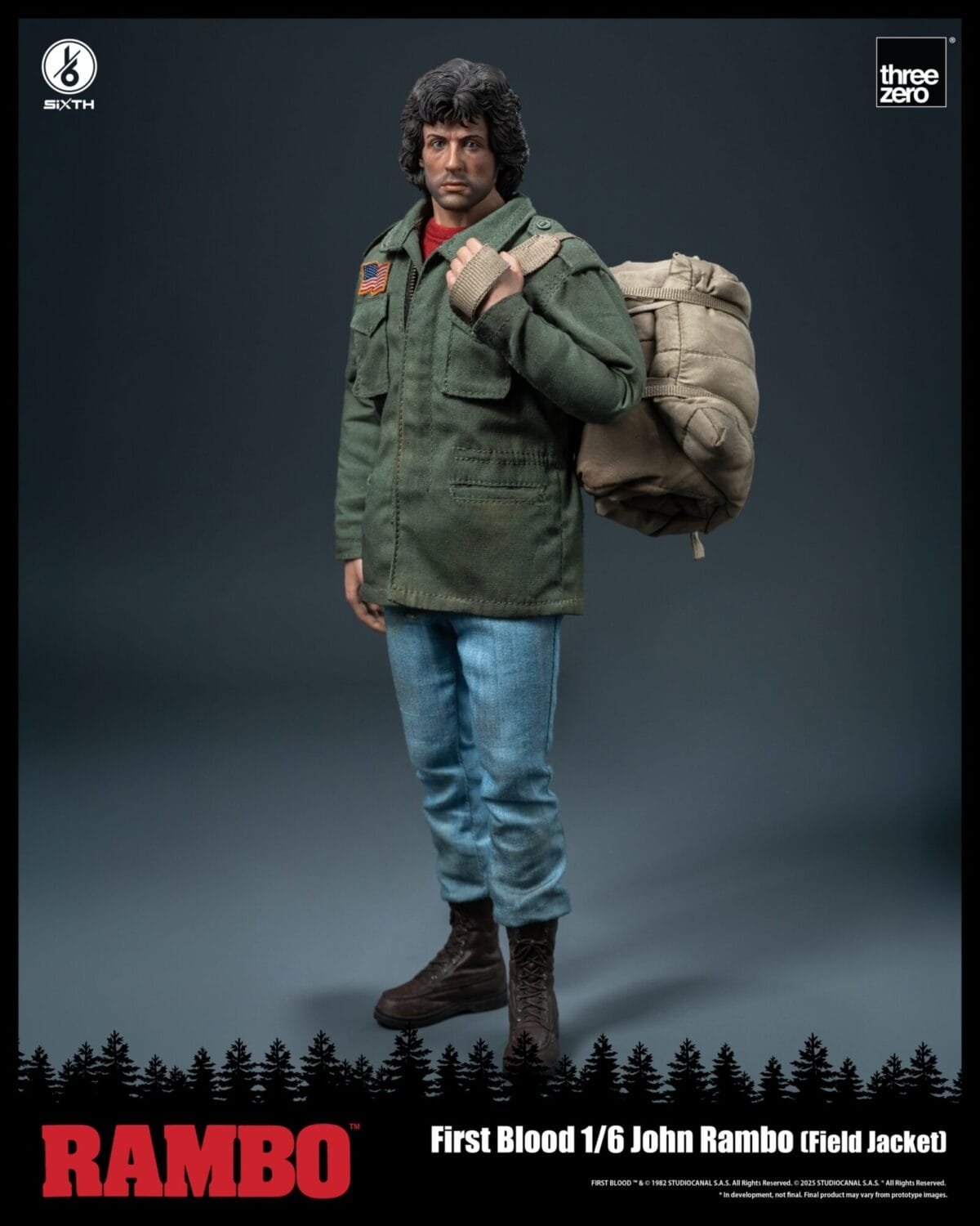 SIXTH First Blood 1 6 John Rambo Field Jacket 10 scaled