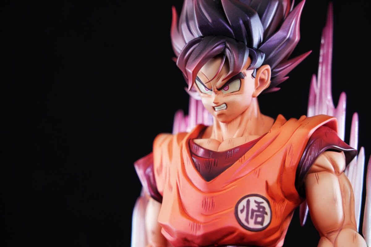 son goku kaioken dragon ball z juannxjackie msp estatua resina2