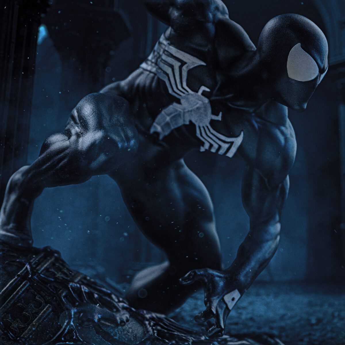 Spider Man Black 1 10 Color