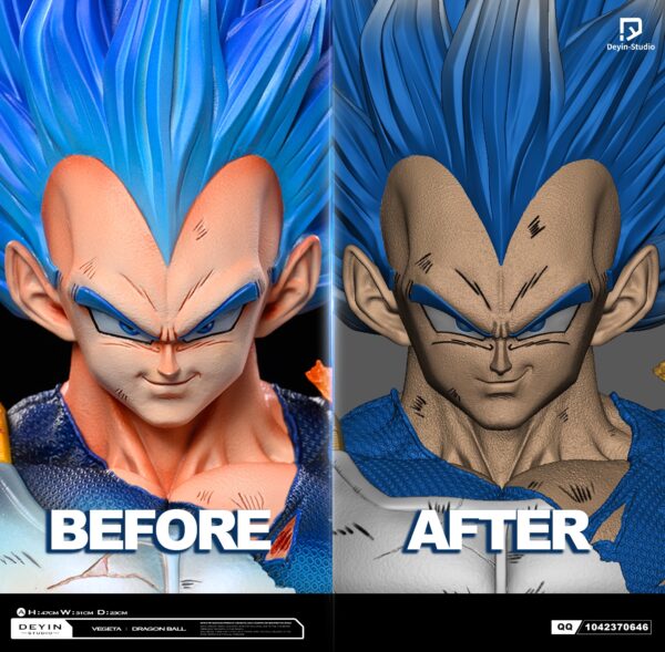 deyin studio dragon ball z vegeta blue escala 1 6 estatua premium yardratshop1