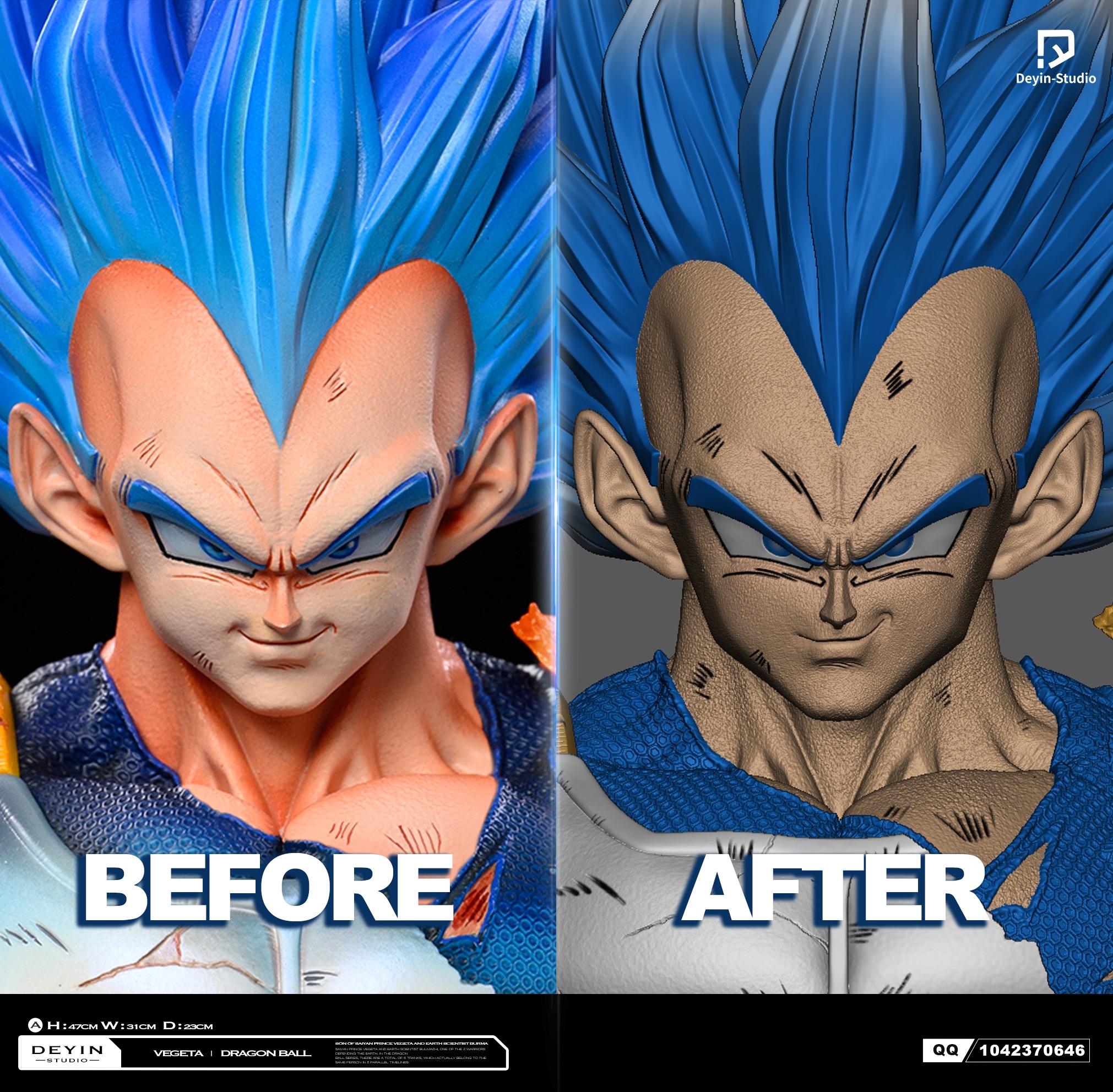 deyin studio dragon ball z vegeta blue escala 1 6 estatua premium yardratshop1 deyin studio dragon ball z vegeta blue escala 1 6 estatua premium yardratshop1