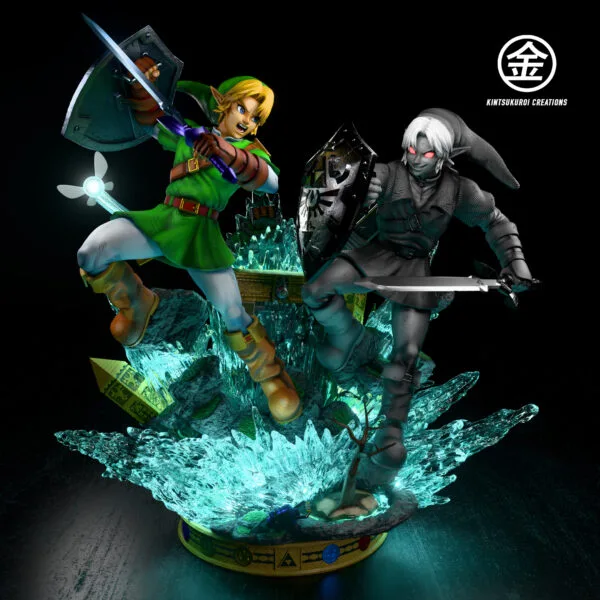 Link vs Dark Link · Zelda Ocarina of Time · Kintsukuroi Studio
