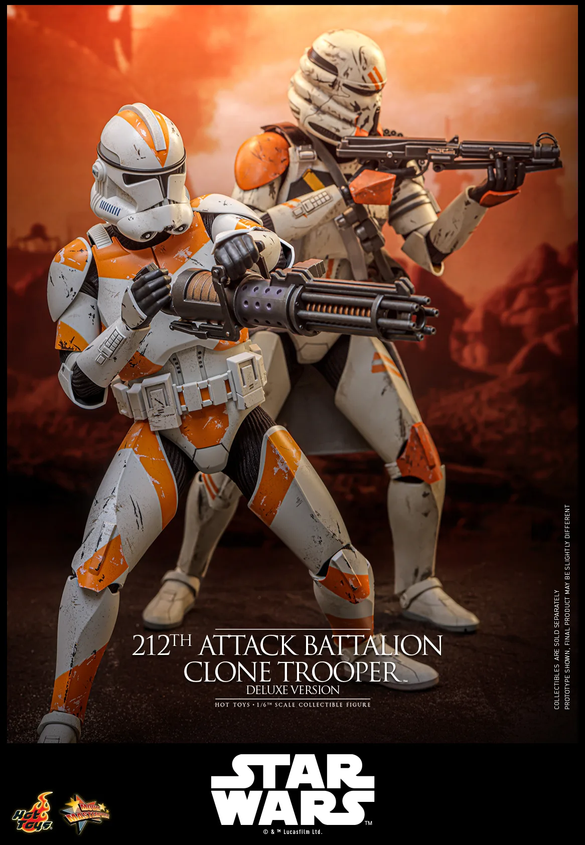 Hot Toys Clone Trooper 212th Battalion 1/6 – Star Wars Episode II
