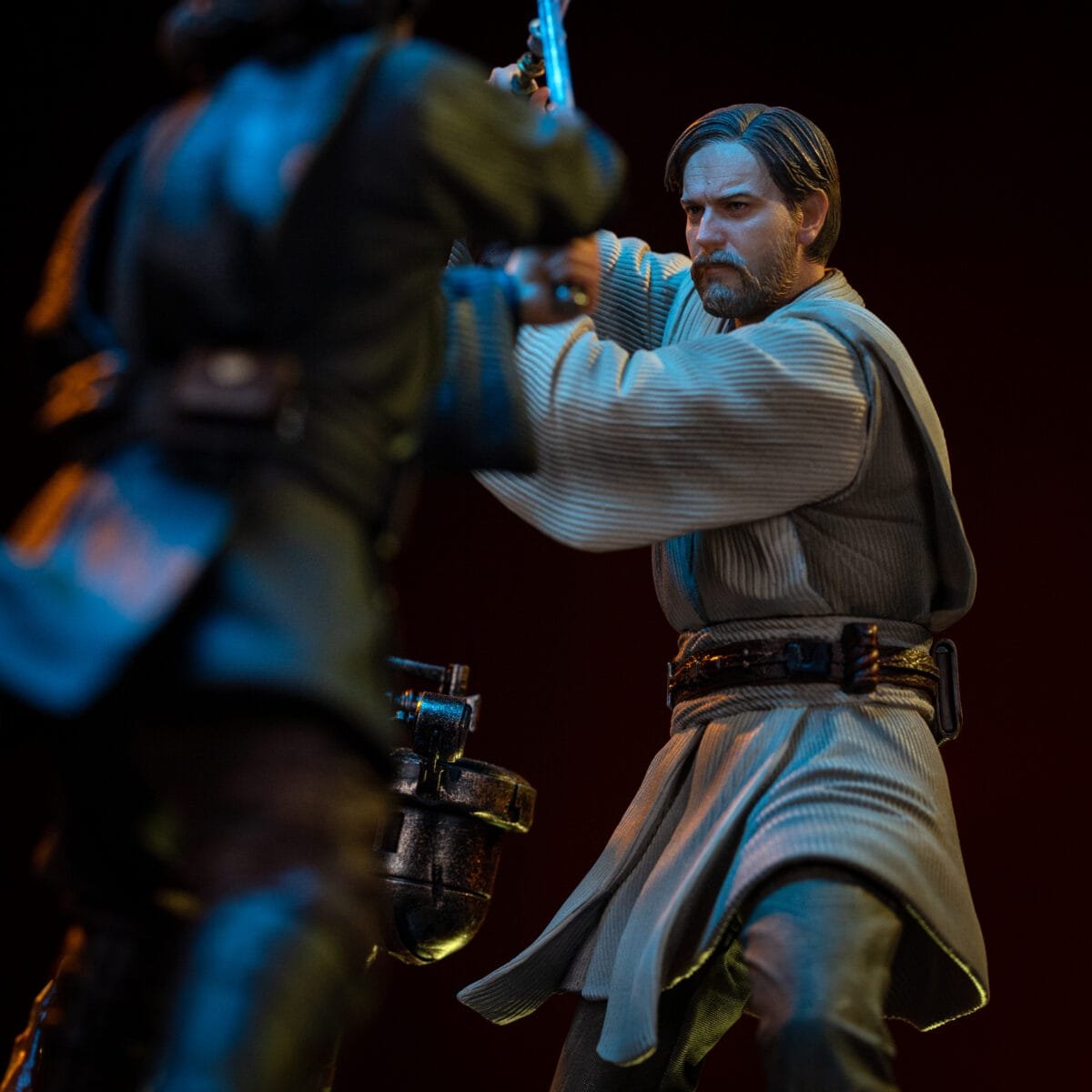 Anakin Vs Obi Wan 1 10 Deluxe Detail 07