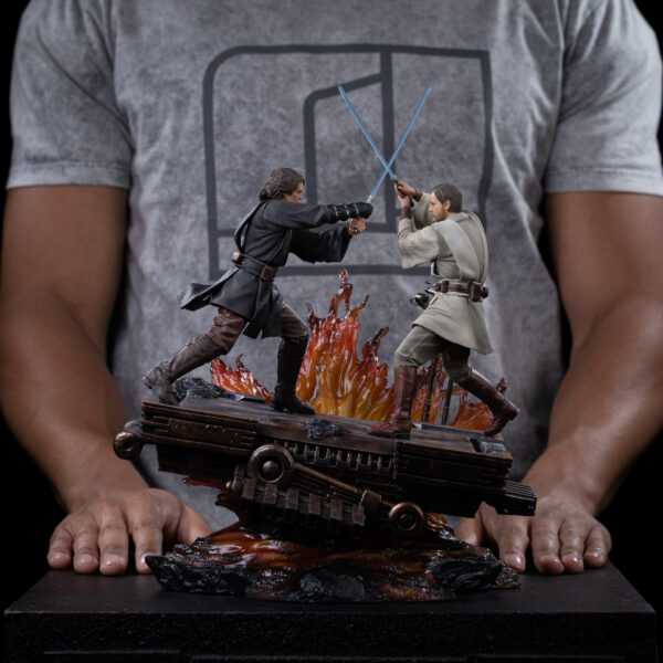 Anakin Vs Obi Wan 1 10 Deluxe Measures