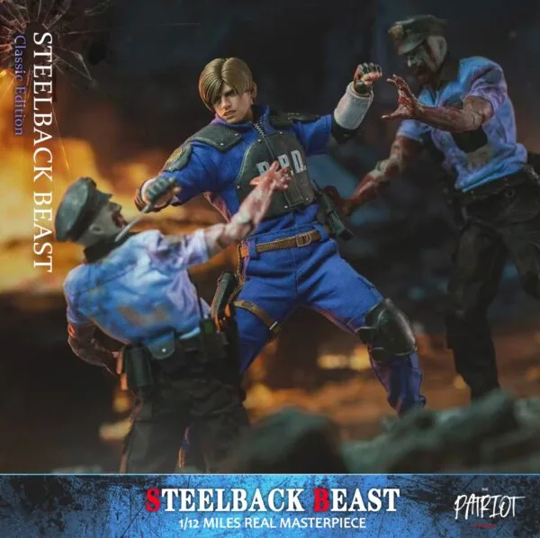 Leon S. Kennedy 1/12 Articulado | Resident Evil 2 & 4 – Patriot Studio