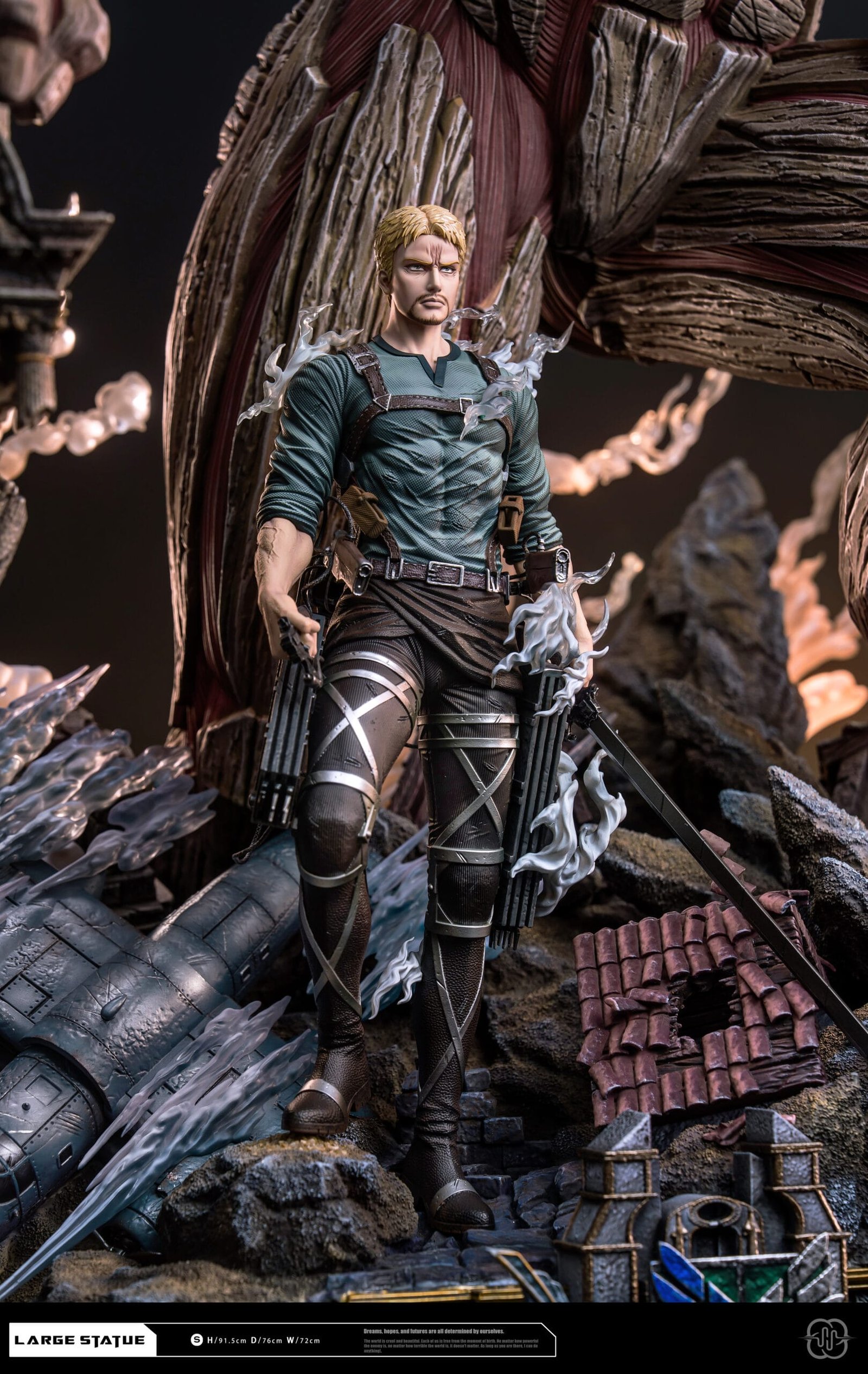 置物 rinshan Hertz Studio – Attack on Titan | Armored Titan & Reiner – Estatua