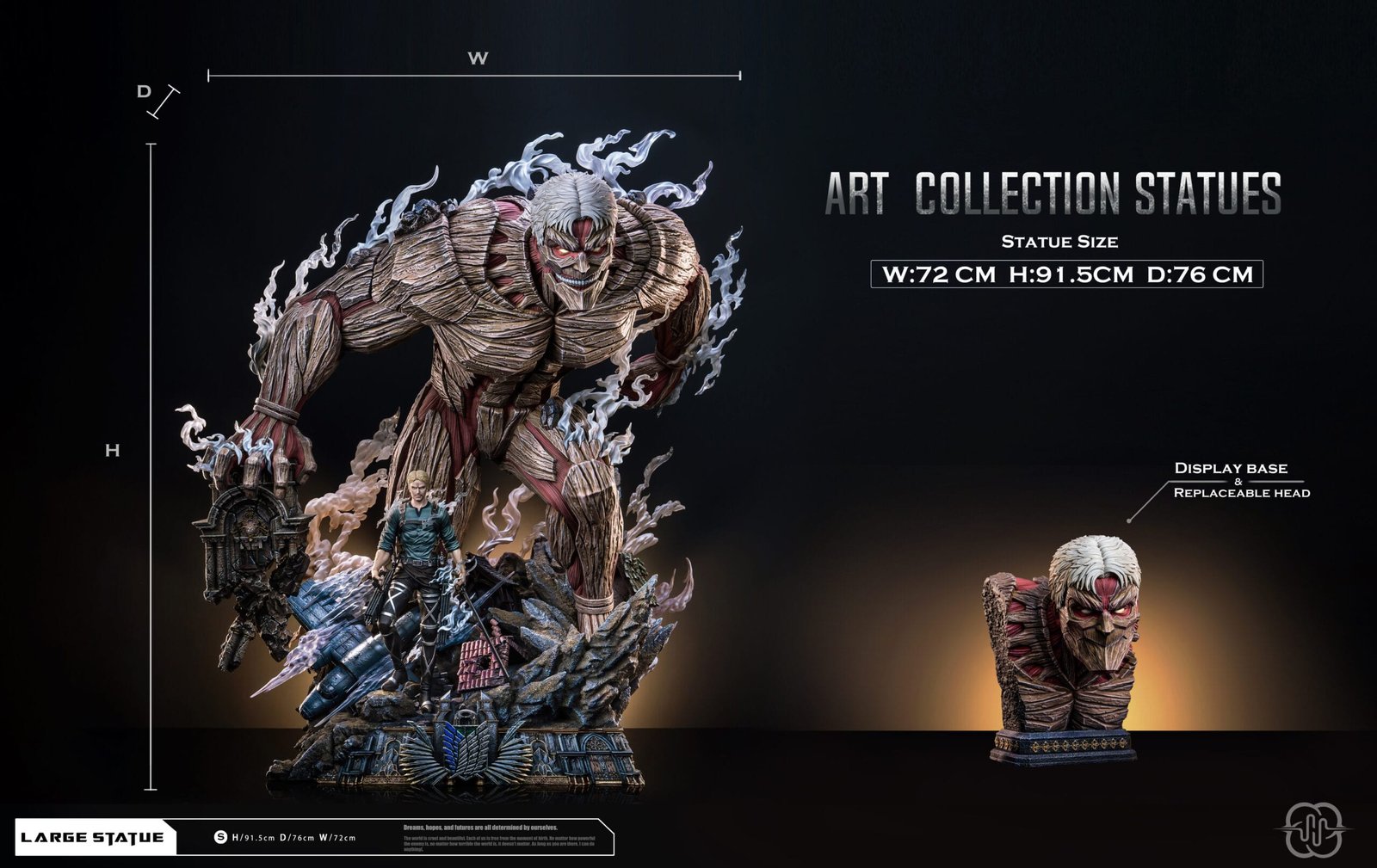 Hertz Studio – Attack on Titan | Armored Titan & Reiner – Estatua